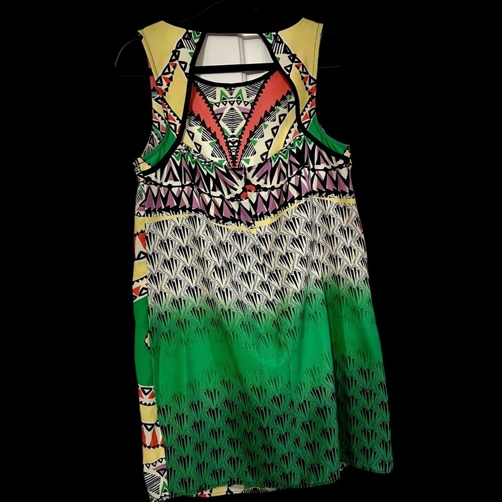 NEW! GLAM Mirror-Image Print Shift Dress! - Picture 2 of 10